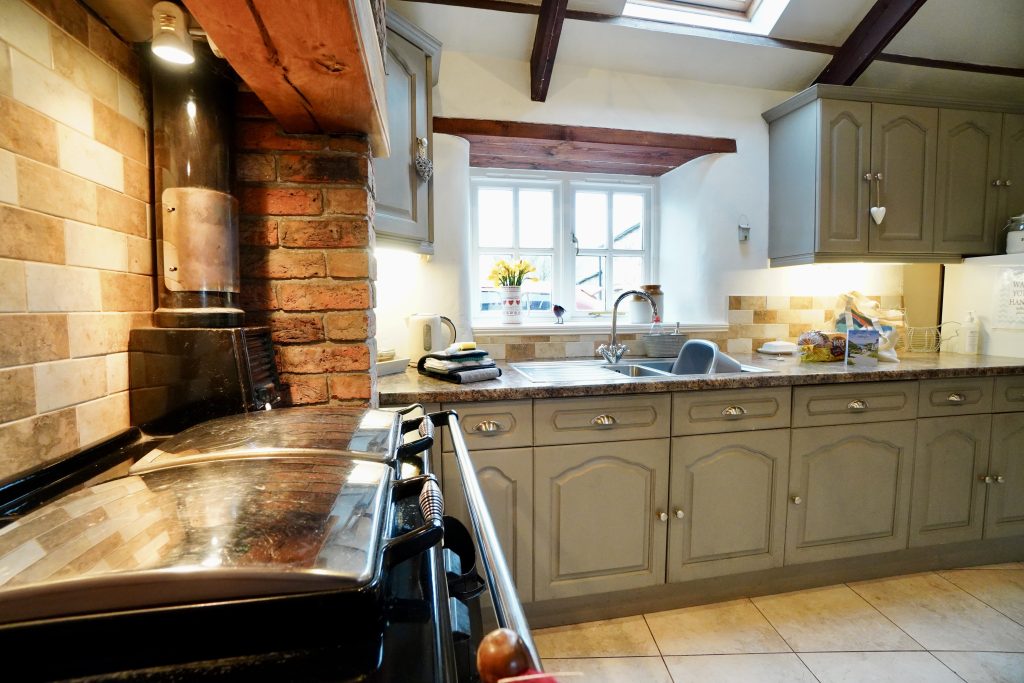 Old Dairy Cottage kitchen and Aga