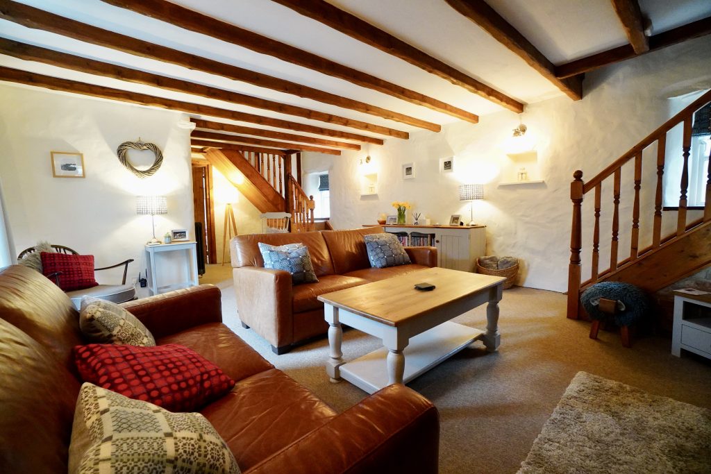 Sitting room at Old Dairy Cottage
