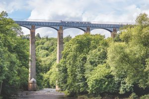 crossing Pontcysyllte Aqueduct