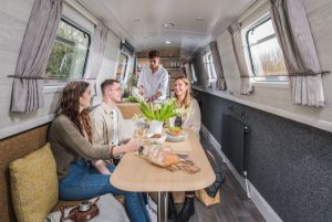 the Signature range's Scandi-style interior.