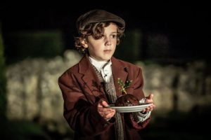 Tiny Tim in A Christmas Carol Production at Beaulieu